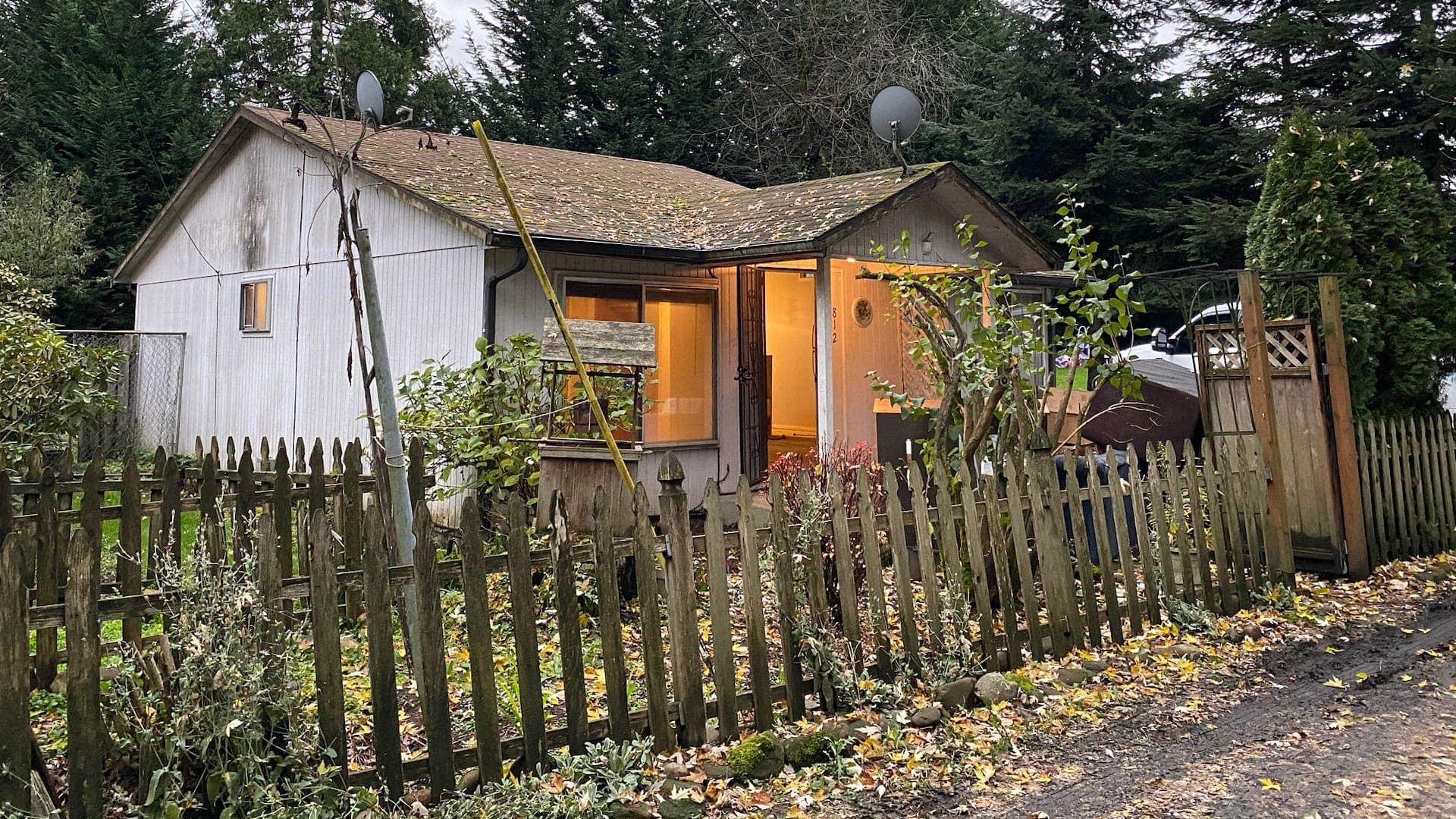 Smoke Damaged Home Before