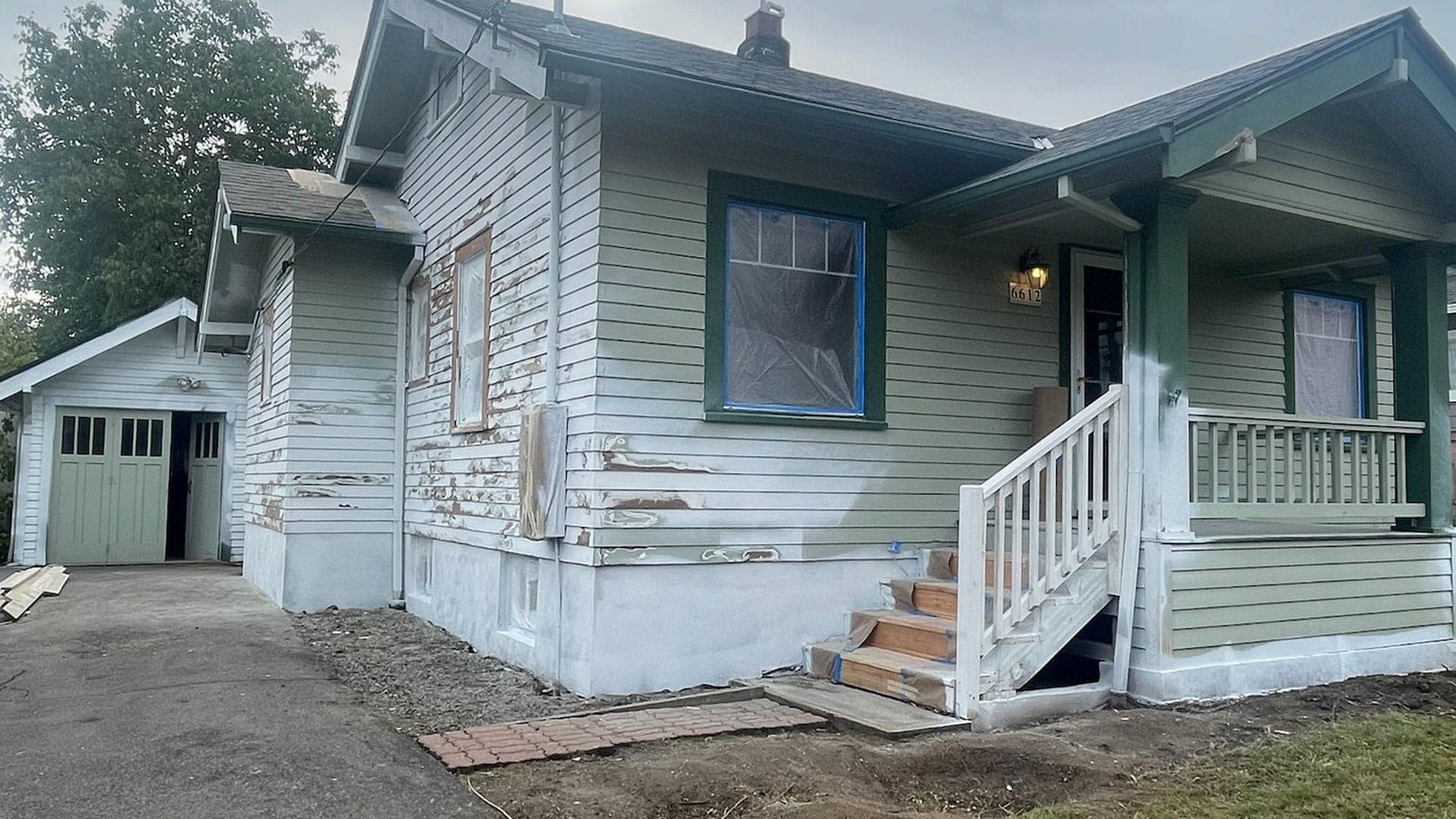 Fire Damaged Exterior Before