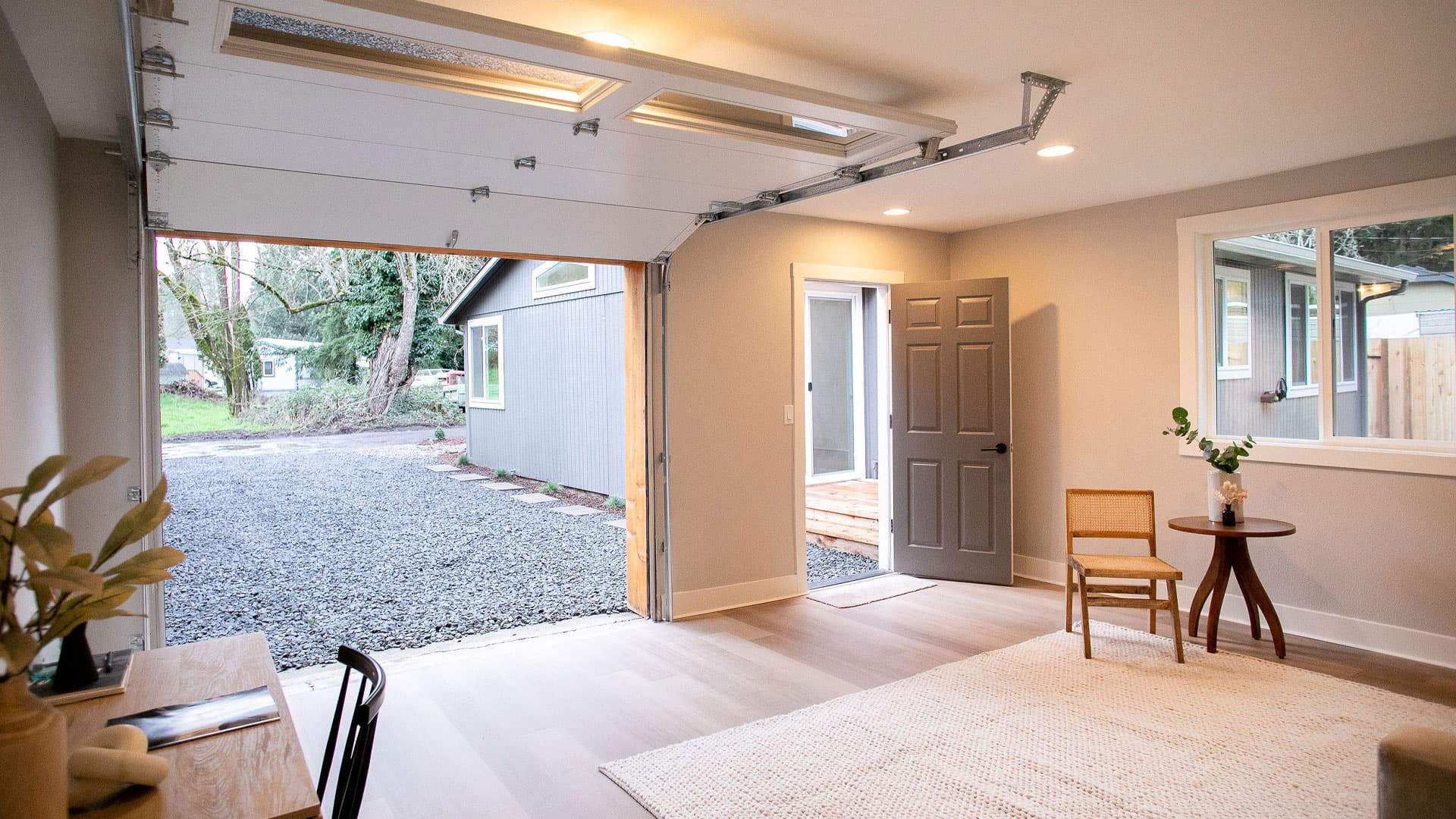 Complete Garage Conversion to Office
