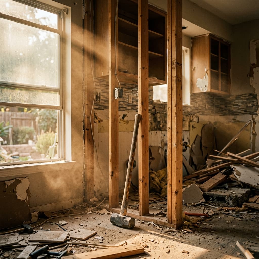 Physical Kitchen Demolition