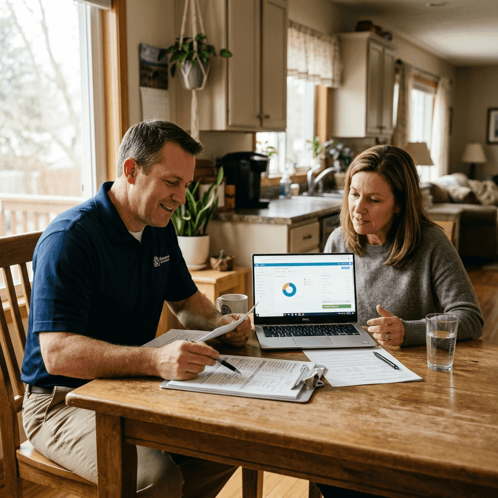 Emergency restoration insurance claim assistance