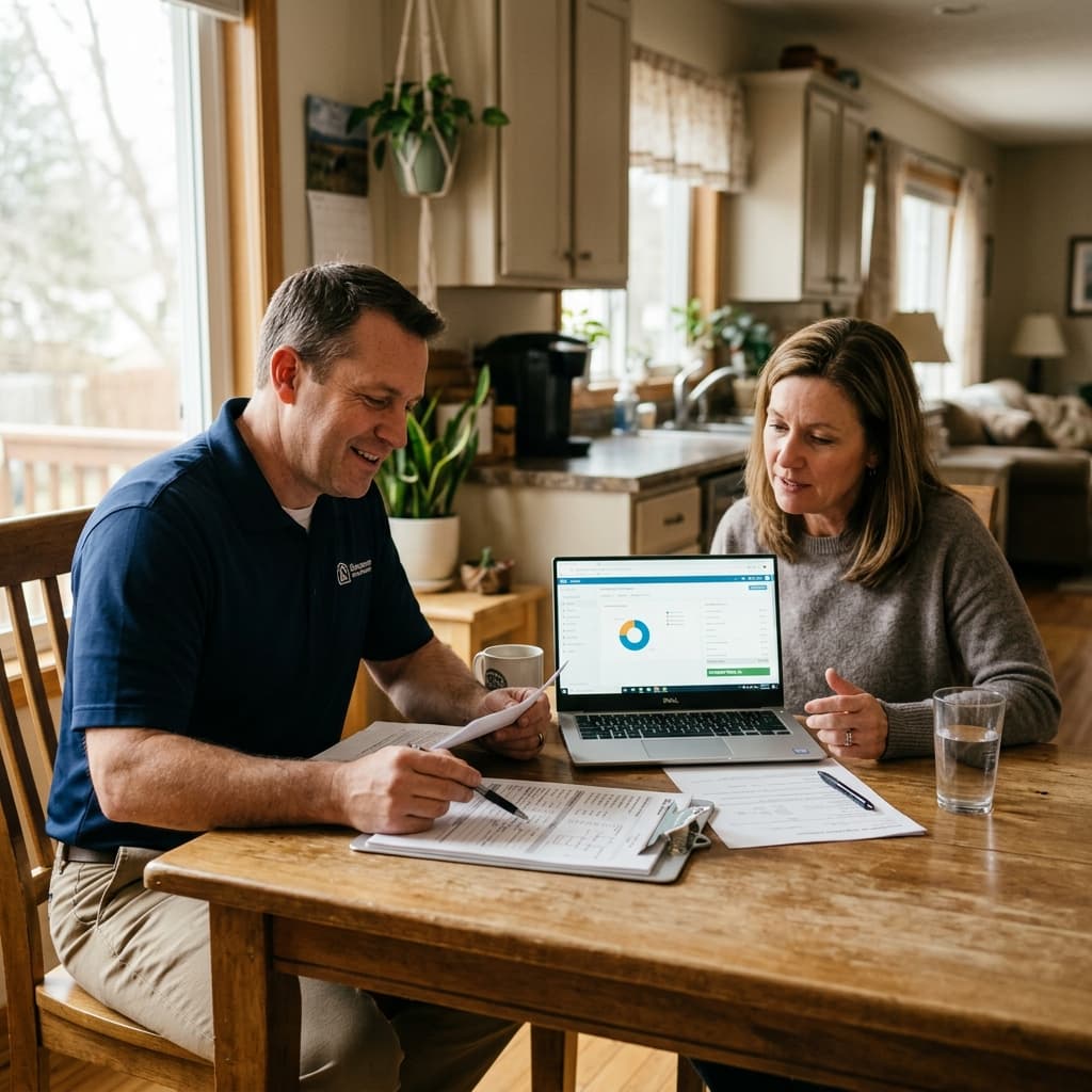 Emergency restoration insurance claim assistance